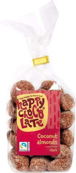 Chocolade amandelen puur kokos 175 g