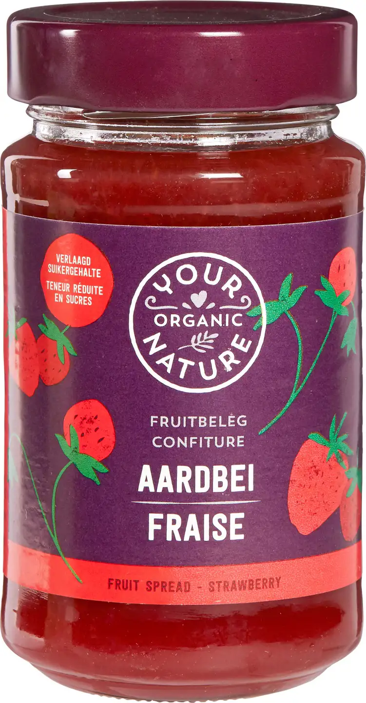 Aardbeien fruitbeleg