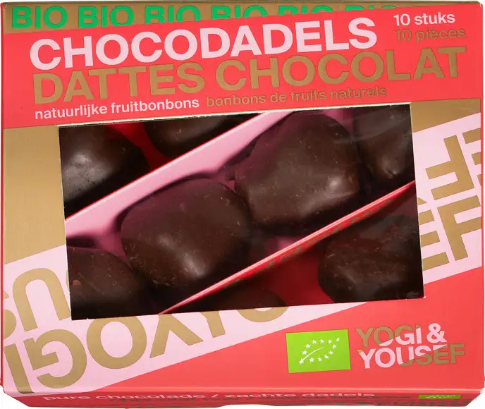 Verse dadels in chocolade 10 stuks