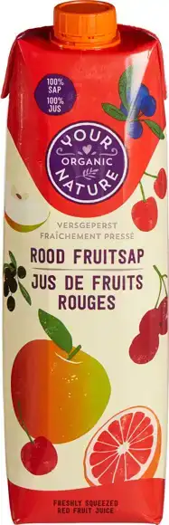 Rood fruitsap 1 l