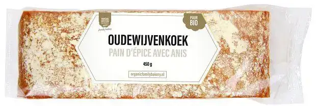 Oudewijvenkoek Bio (per stuk)