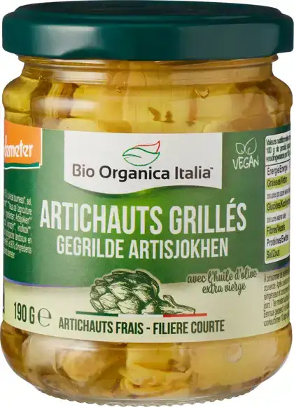 Gegrilde artisjokken in olie 190 g