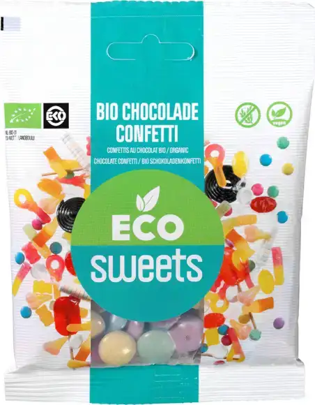 Vegan chocolade confetti 60 g