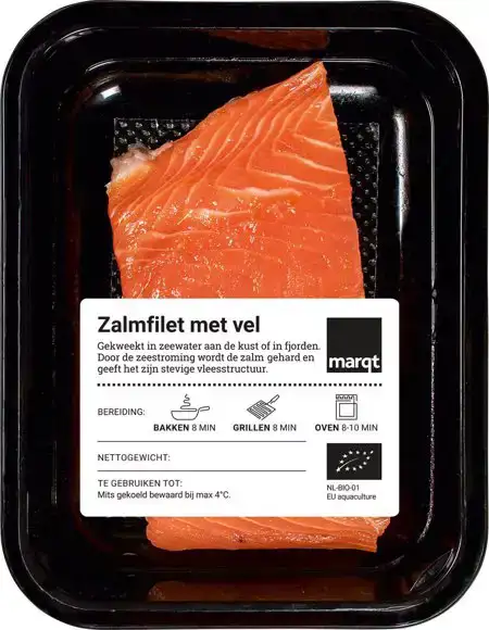 Zalmfilet met vel 150 g