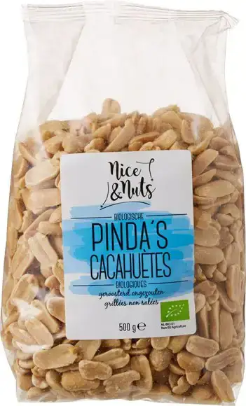 Geroosterde & ongezouten pinda's 500 g