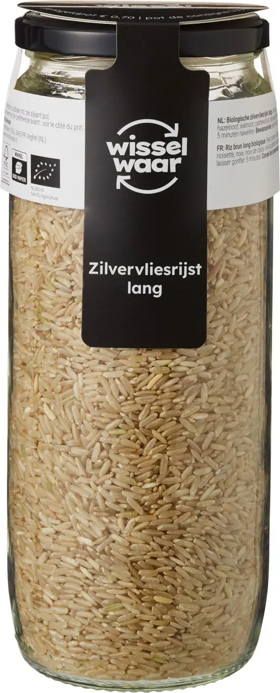Zilvervliesrijst lang