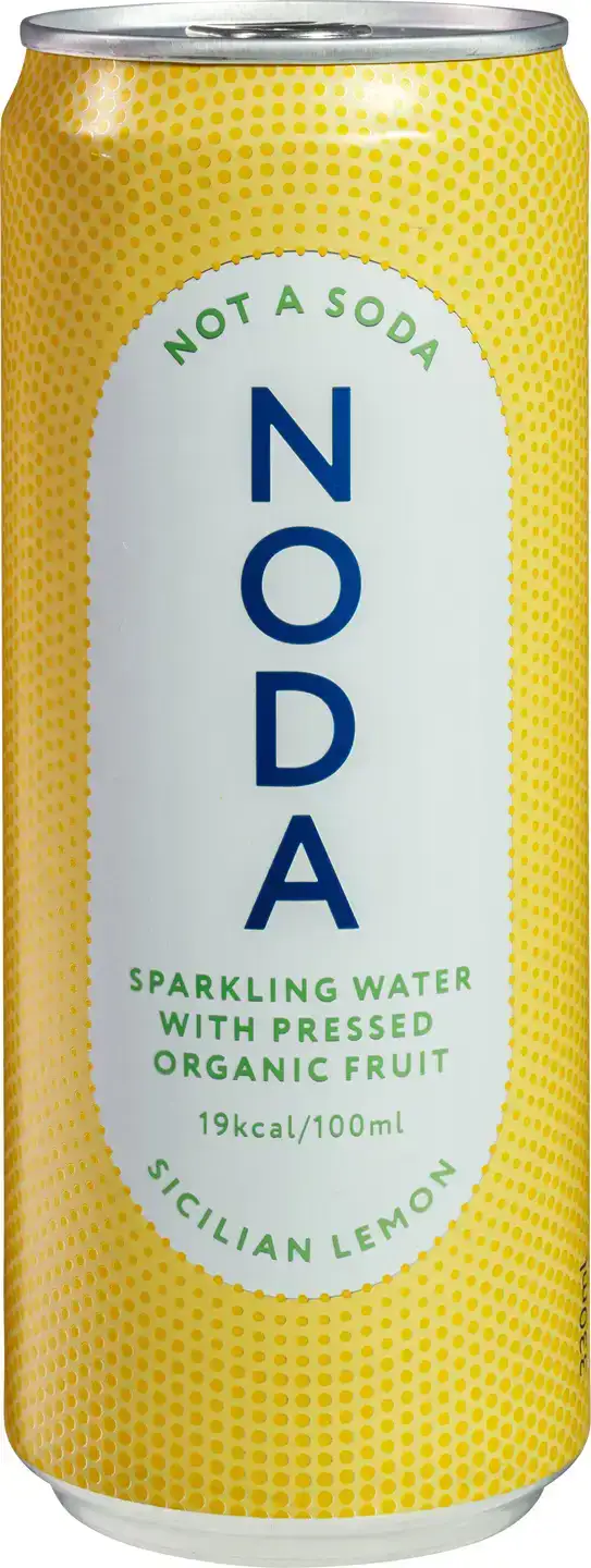 Sparkling water sicilian lemon