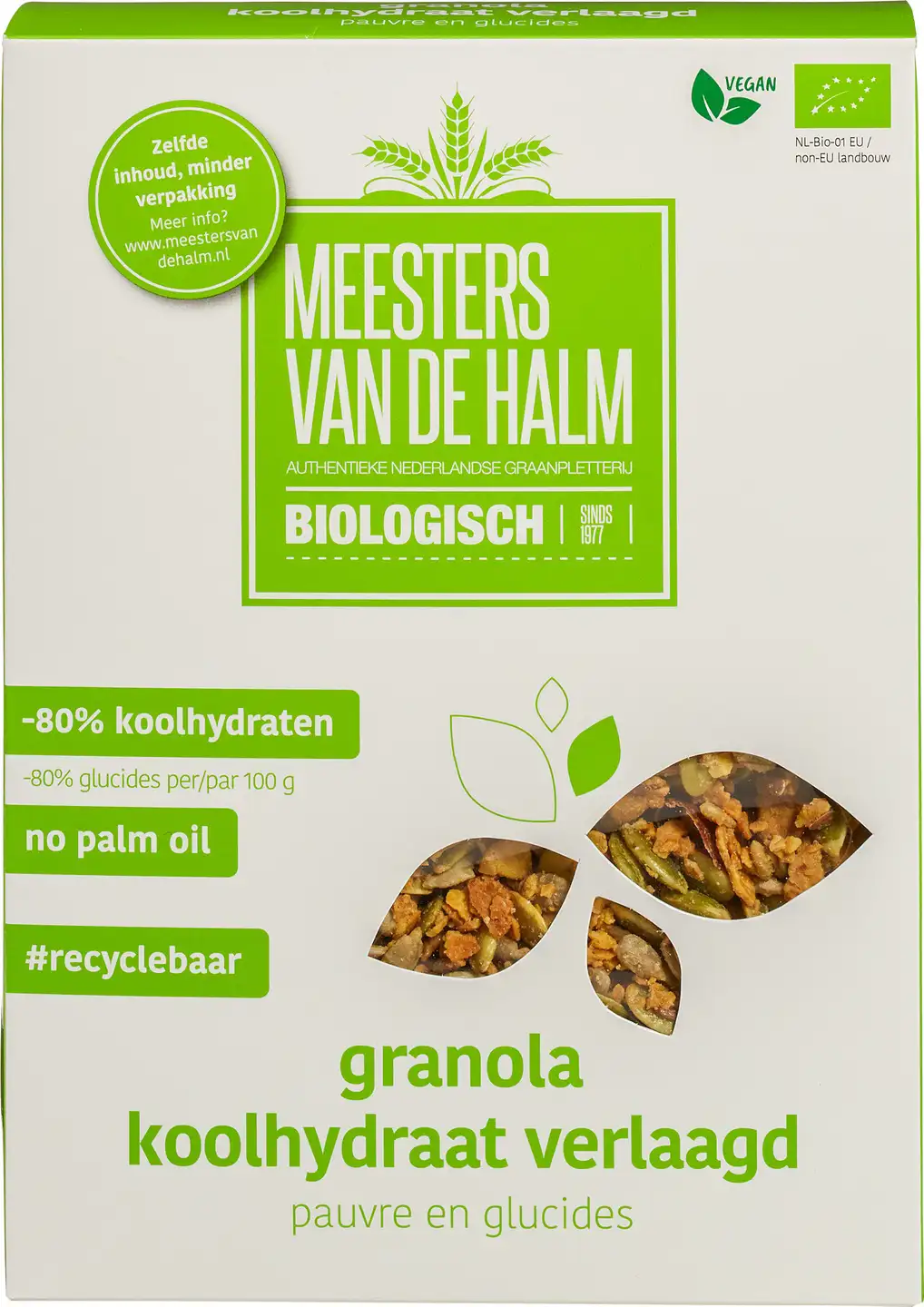 Koolhydraatverlaagde granola