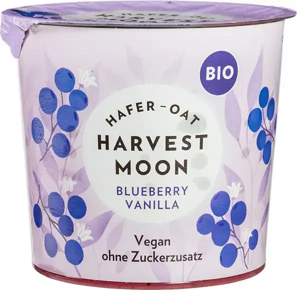 Plantaardige variatie op yoghurt haver blauwe bes vanille 275 g