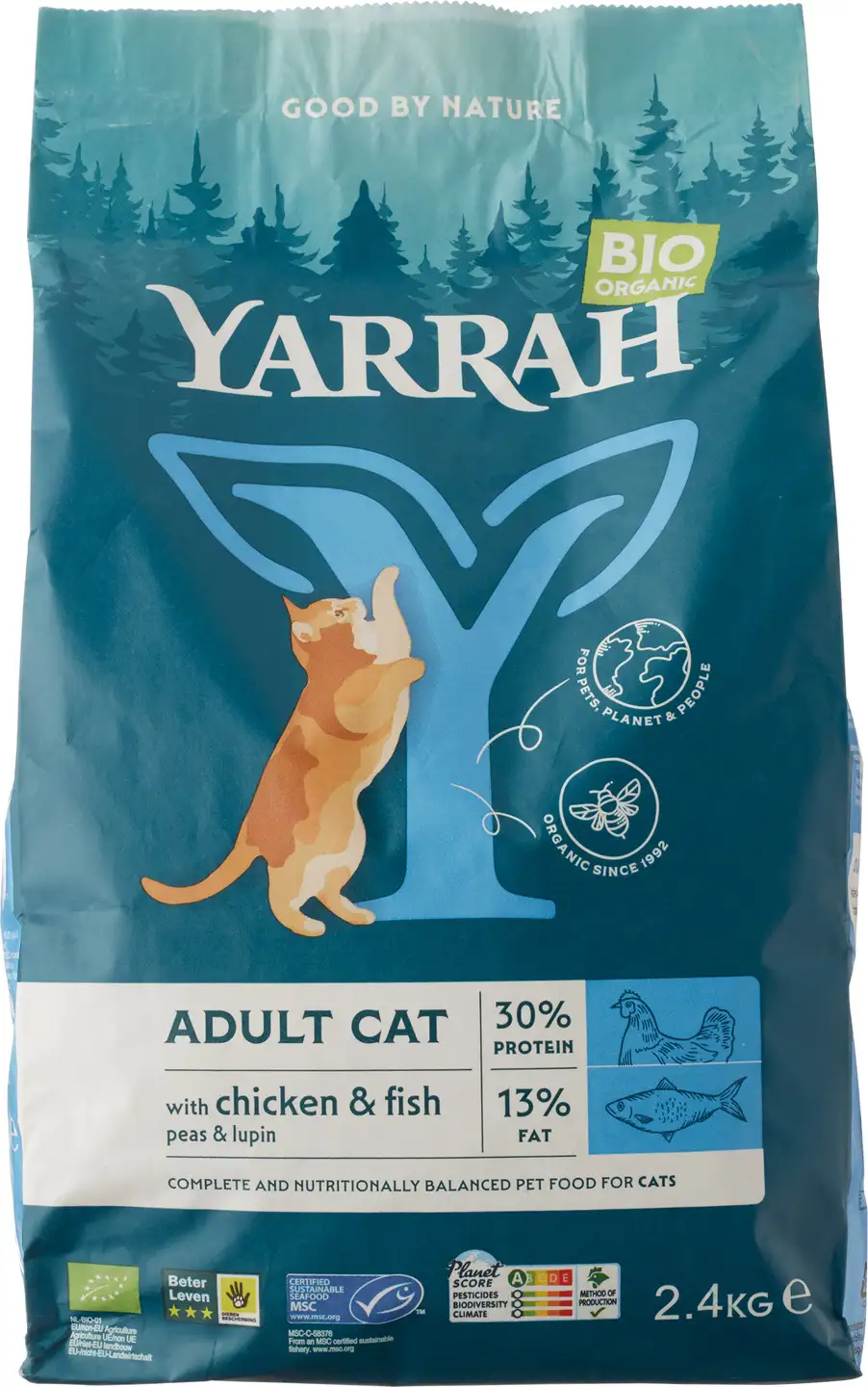 Kattenbrokken adult kip & vis