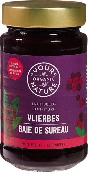 Vlierbessen fruitbeleg 250 g