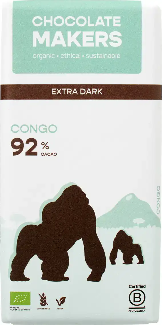 Extra pure chocolade Congo 92%