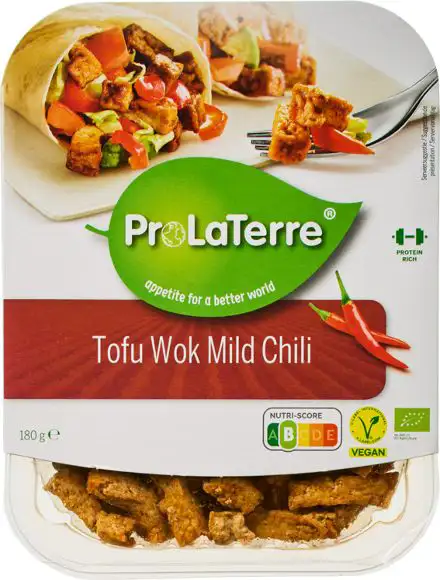 Tofu wokblokjes mild chili 180 g
