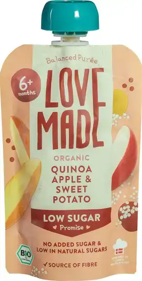 Knijpzakje quinoa appel zoete aardappel 6+ mnd 100 g