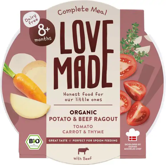Babymaaltijd aardappel & rund ragout 8+ mnd 185 g