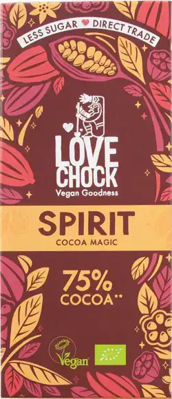 Pure chocolade Spirit 75% 70 g
