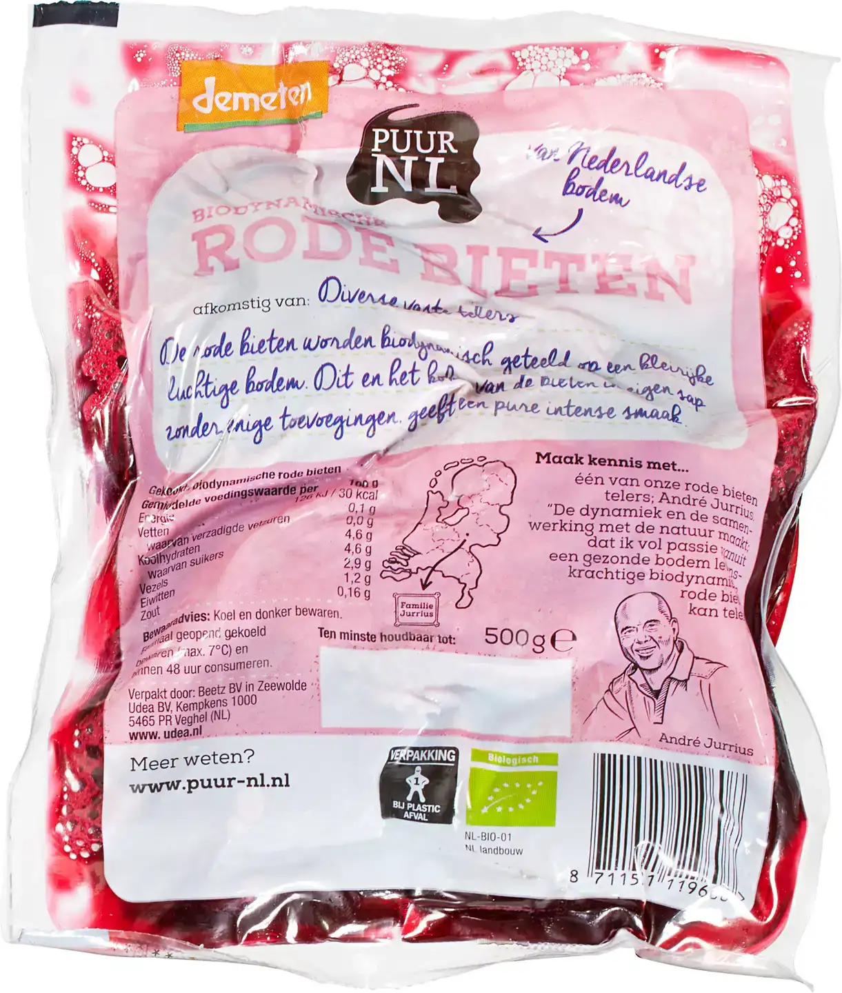 Gekookte rode bieten