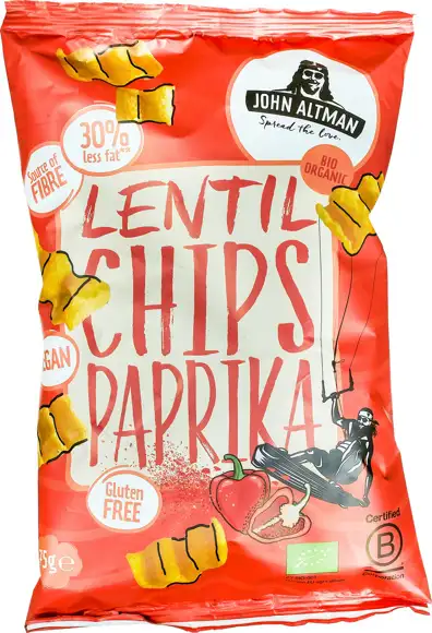 Linzenchips paprika 75 g