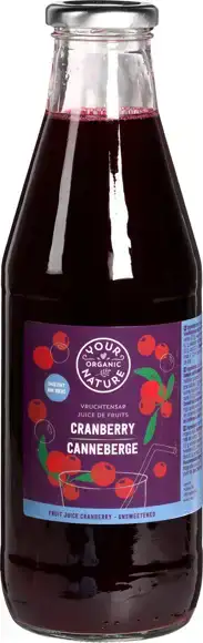 Vruchtensap cranberry ongezoet 750 ml