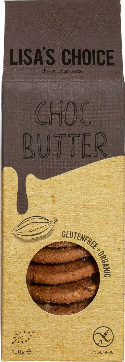 Glutenvrije choc butter cookies
