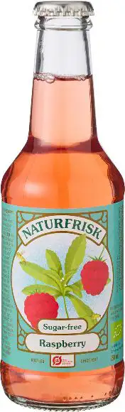 Naturfrisk Sugar free raspberry 250 ml