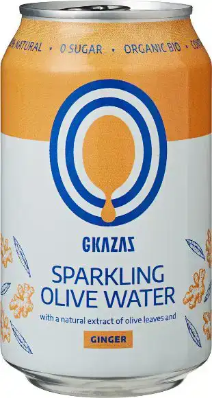 Bruisend olijf water gember 330 ml