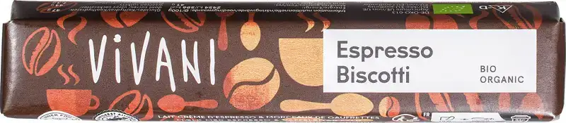 Melkchocoladereepje espresso biscotti 40 g