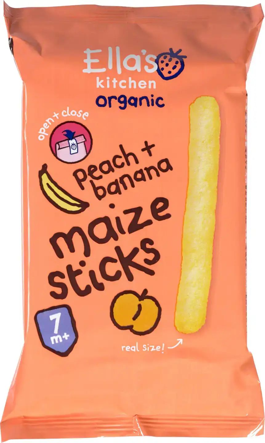 Maïssticks Perzik-Banaan