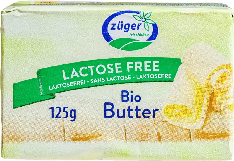 Lactosevrije boter 125 g