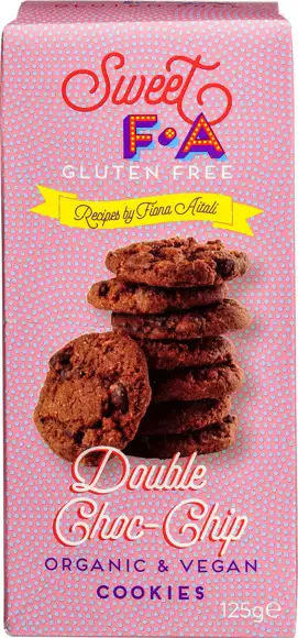 Glutenvrije double chocolate chip cookies 125 g