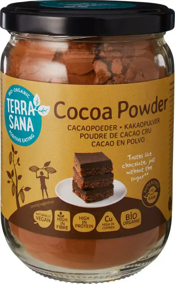 Raw cacaopoeder