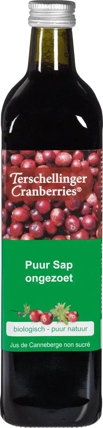 Ongezoet cranberrysap