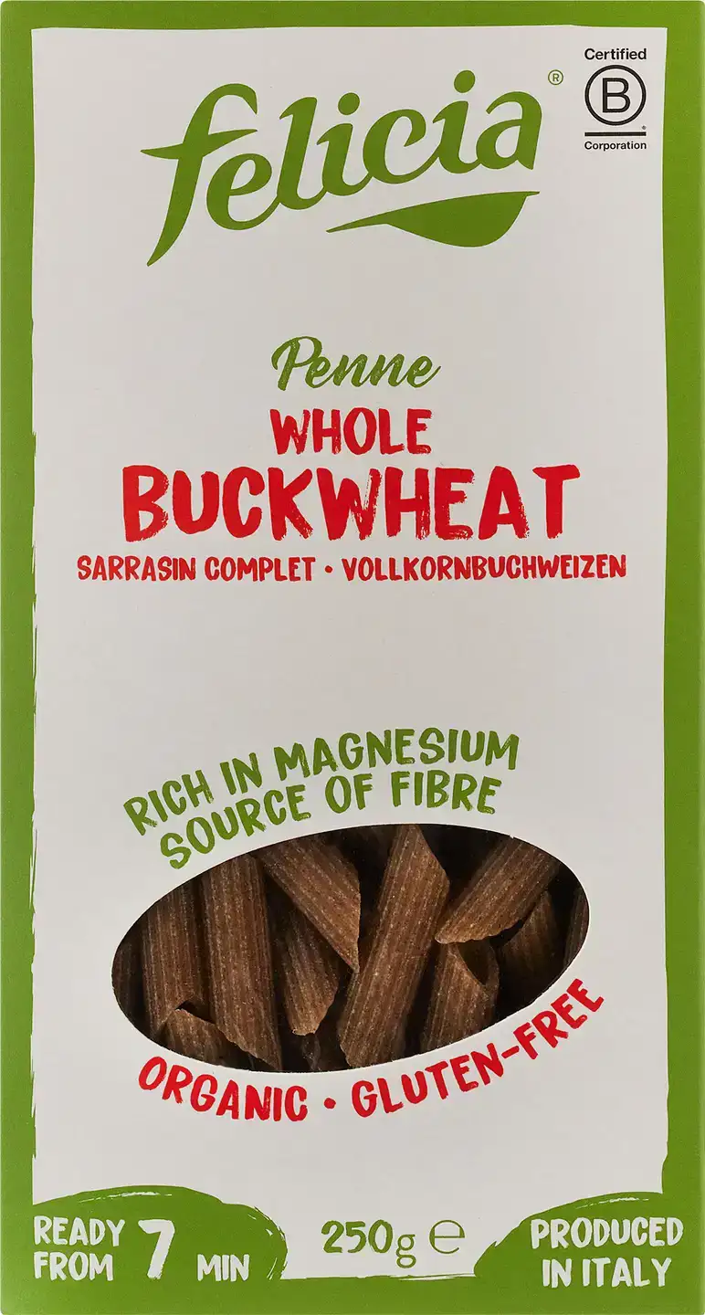 Glutenvrije boekweit penne