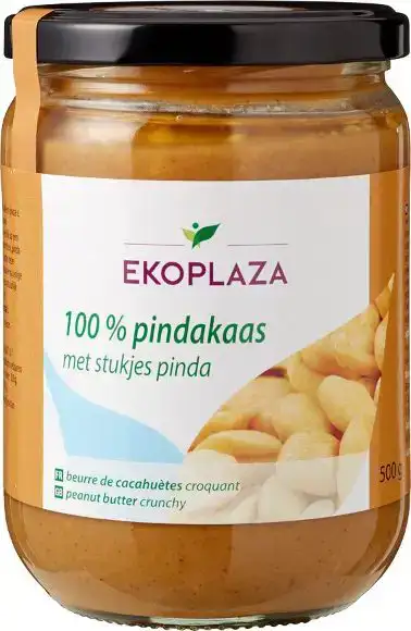 Pindakaas ongezouten 500 g