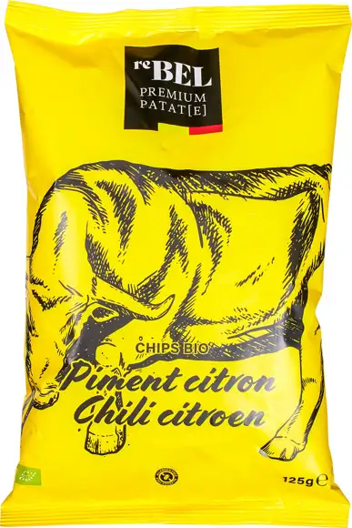 Aardappelchips chili citroen 125 g