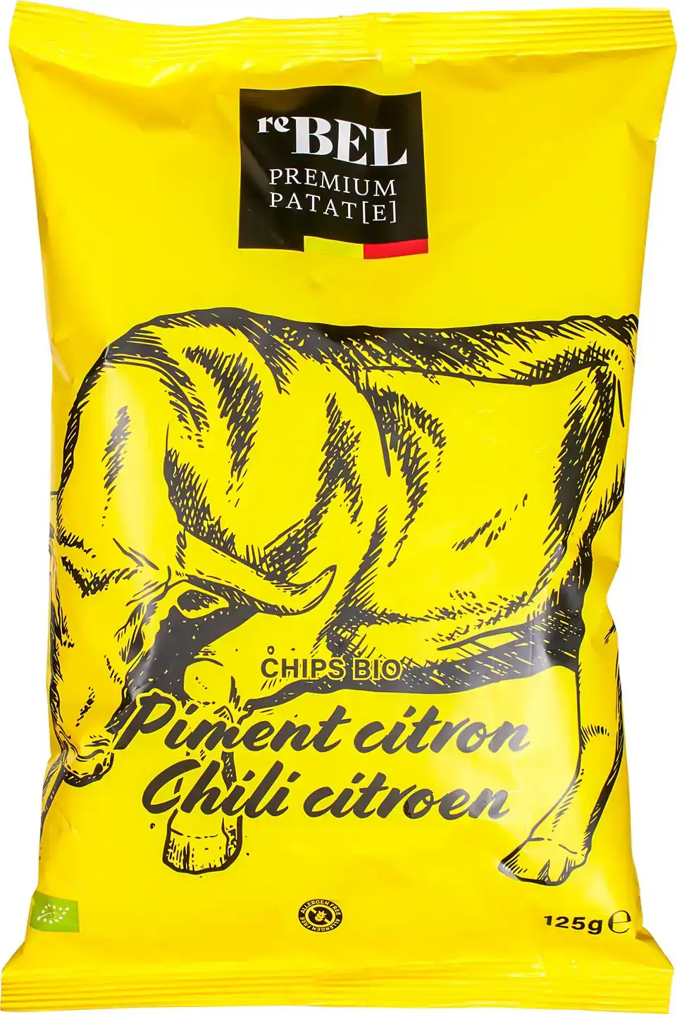 Aardappelchips chili citroen