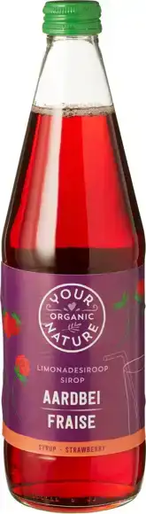 Limonadesiroop aardbei 500 ml