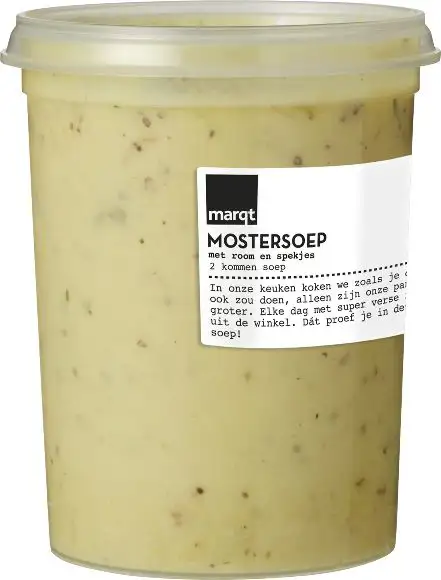 Mosterdsoep met room en spekjes 500 ml