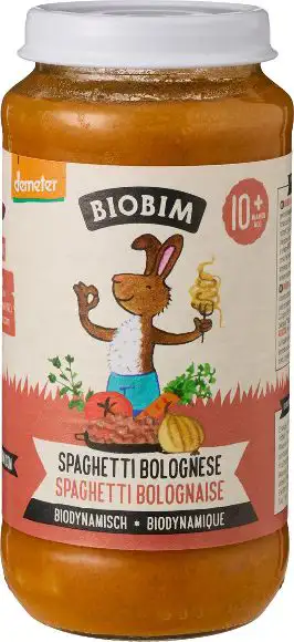 Groentehapje pasta bolognese 10+ mnd 250 g