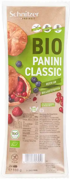 Glutenvrije panini classic 188 g