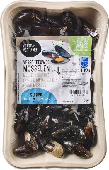 Verse Zeeuwse mosselen 1 kg
