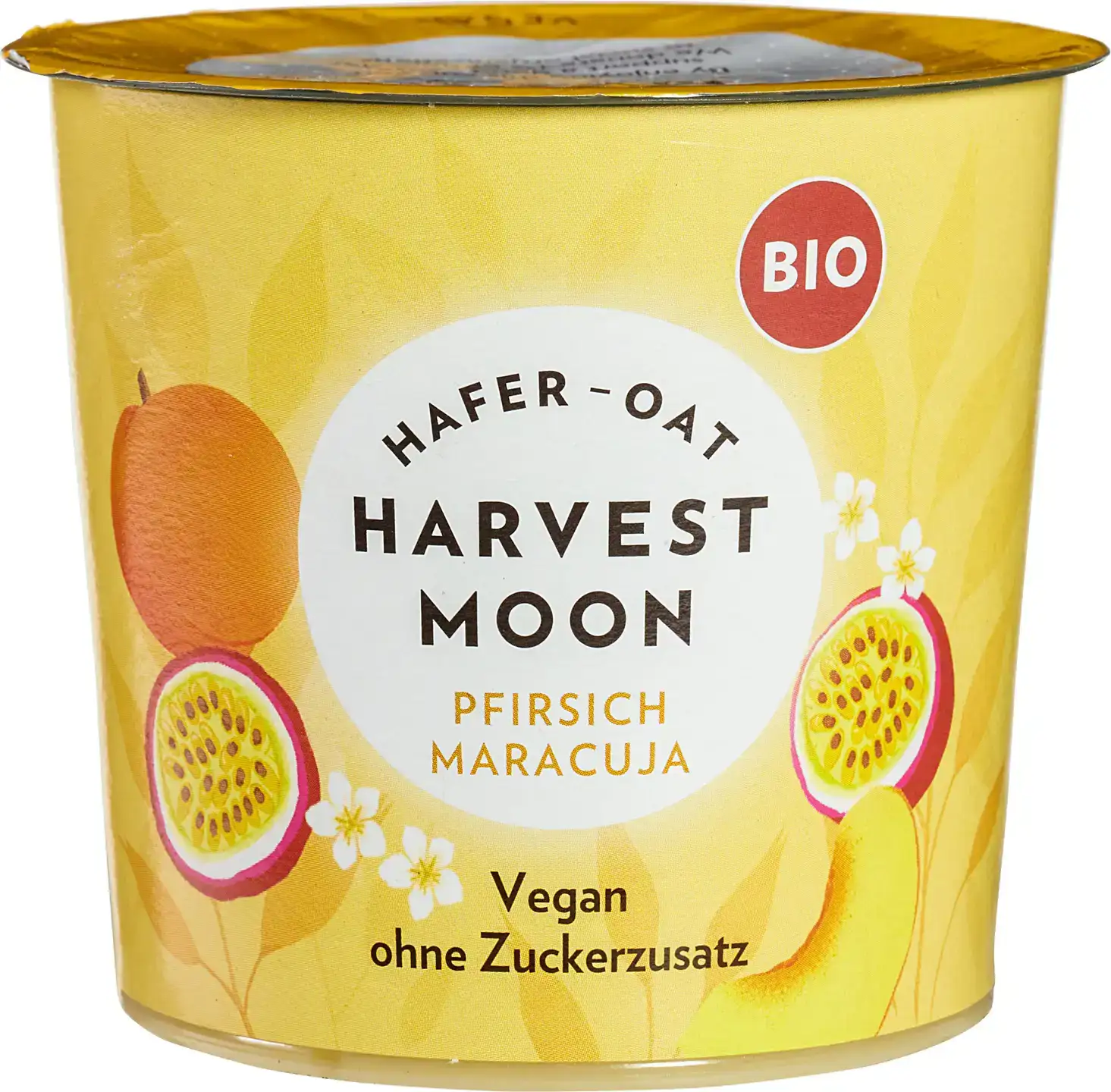 Plantaardige variatie op yoghurt haver - mango passievrucht