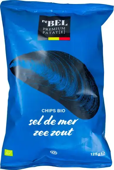 Aardappelchips zeezout 125 g