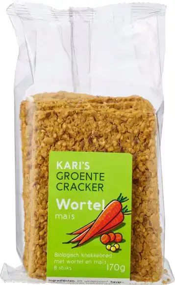 Groentecracker wortel maïs 175 g