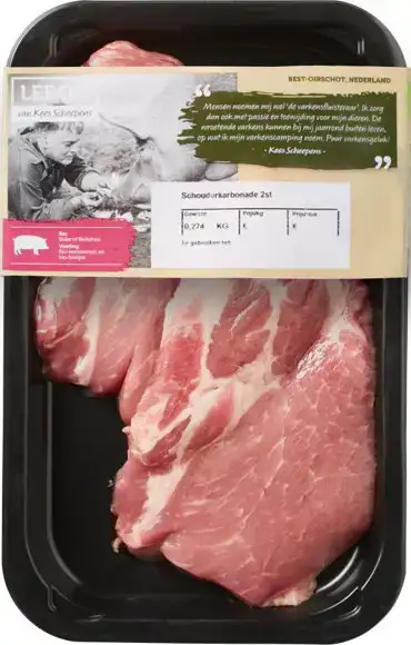 Varkens schouderkarbonade 275 g