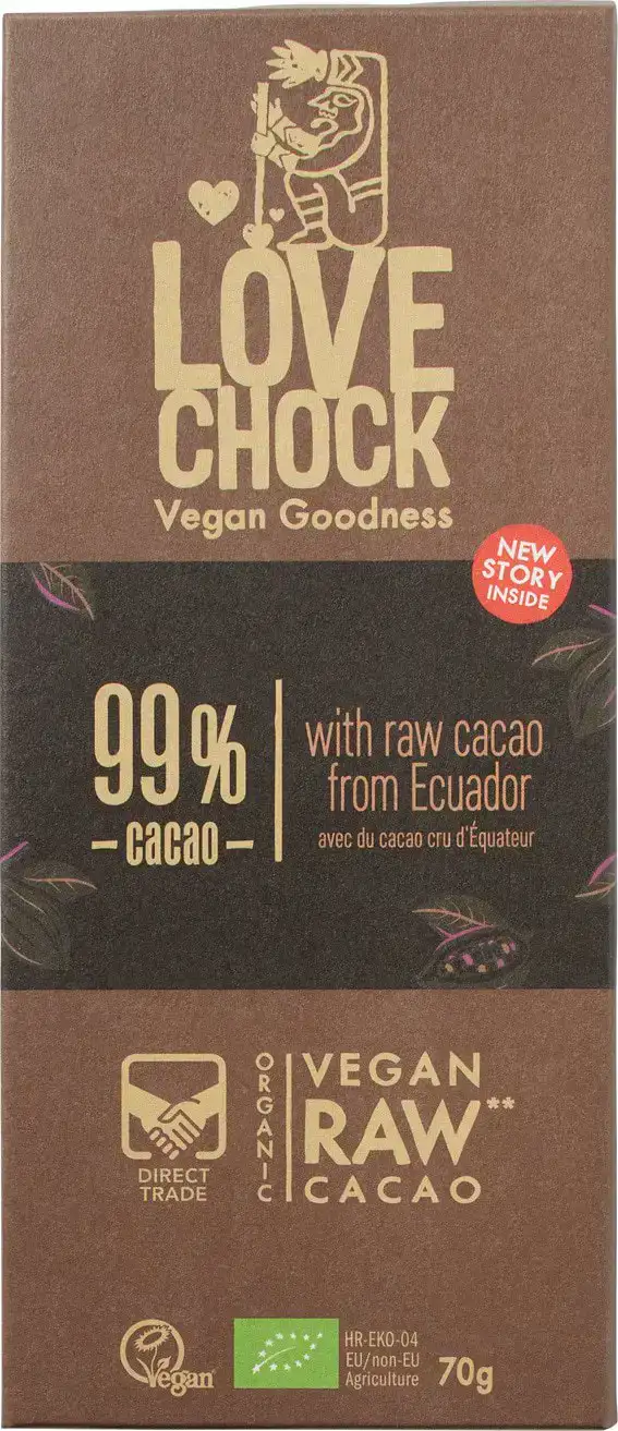 RAW chocolade 99% extreme dark