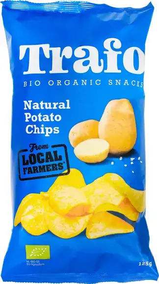 Gezouten aardappelchips 125 g
