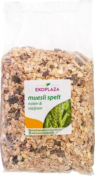 Speltmuesli noten & rozijnen 750 g