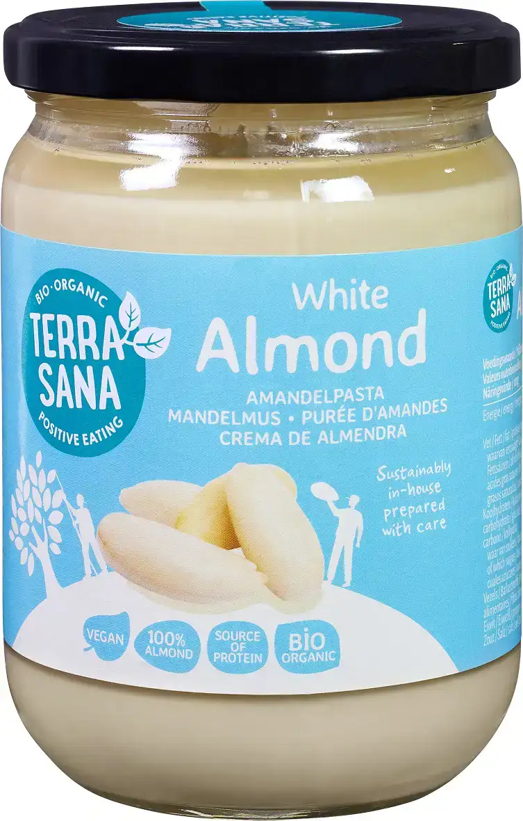 Witte amandelpasta