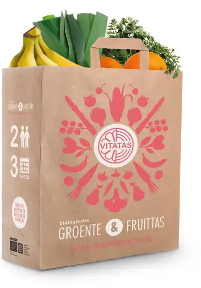 Groente- en fruittas 2-persoons 1 stuks